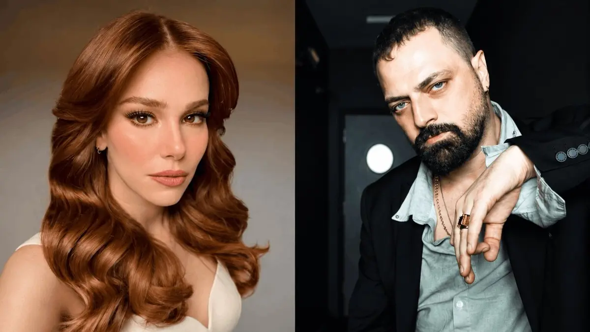 Show TV'nin Cevher dizisini duyurduğu tanıtım görseli; dizinin iki başrol oyuncusu birlikte görünüyor.