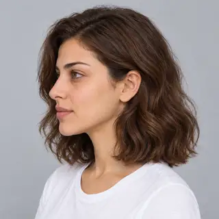 Yirmili yaşlarda bir kadın, profil fotoğrafı